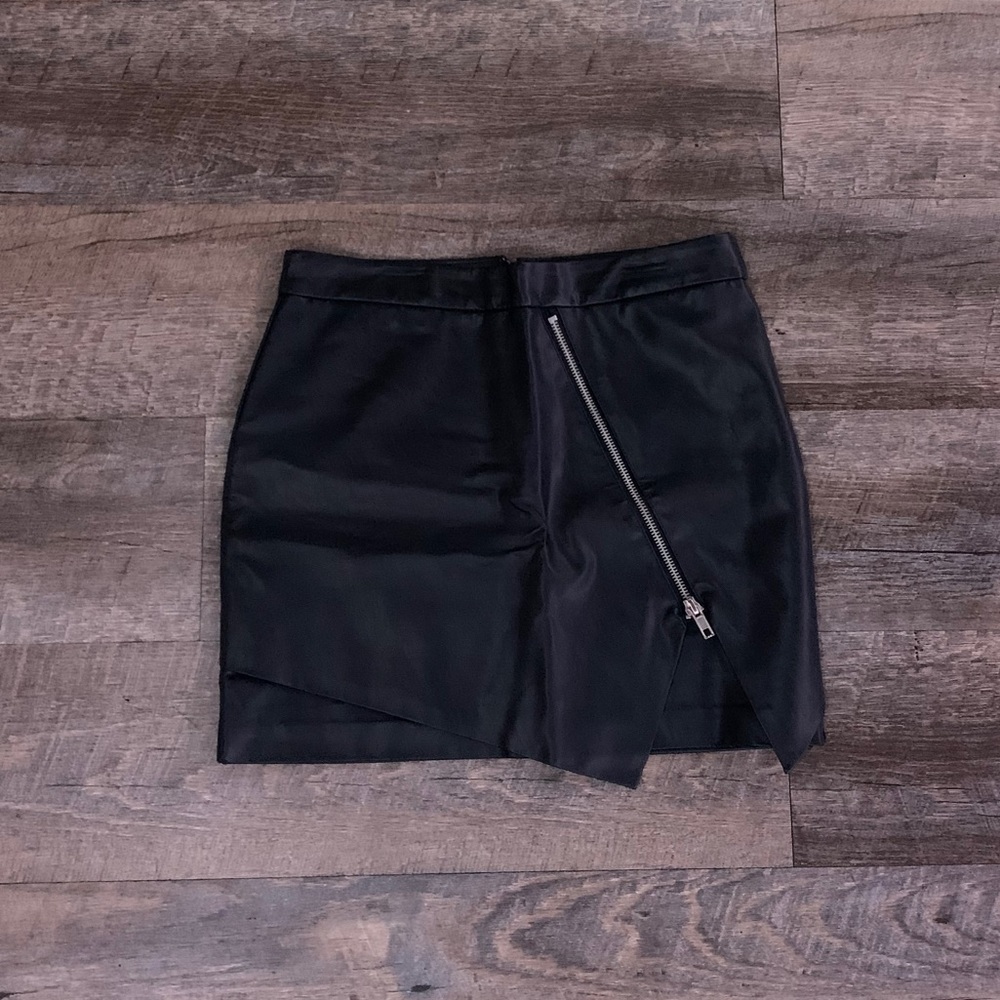 Leather Mini Skirt